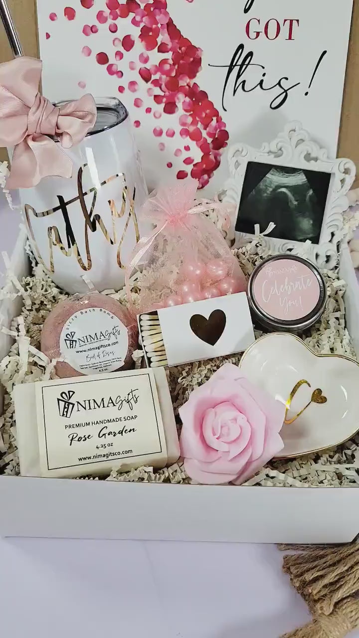 Pregnancy Gift Basket, New Mom Gift Box, Gifts for Expecting New Moms, Postpartum Care Package, Baby Shower Gift, Pregnancy Gifts - MTBGB002