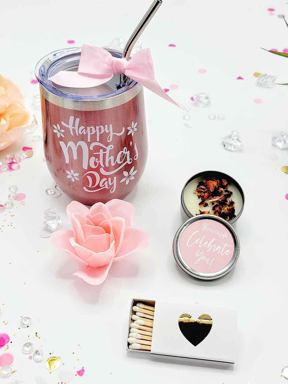 Mothers Day Gift Box, Gift Set for Mom, Gift Basket for Mom, Birthday Gift Box for Women, Mom Gift Box, Personalized Gift for Mom - MDGB006