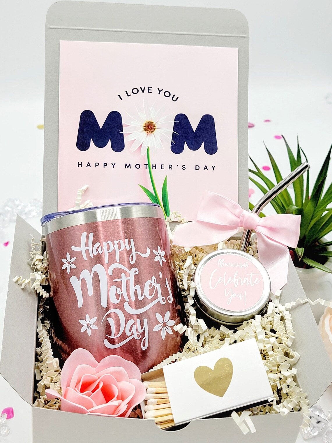 Mothers Day Gift Box, Gift Set for Mom, Gift Basket for Mom, Birthday Gift Box for Women, Mom Gift Box, Personalized Gift for Mom - MDGB006