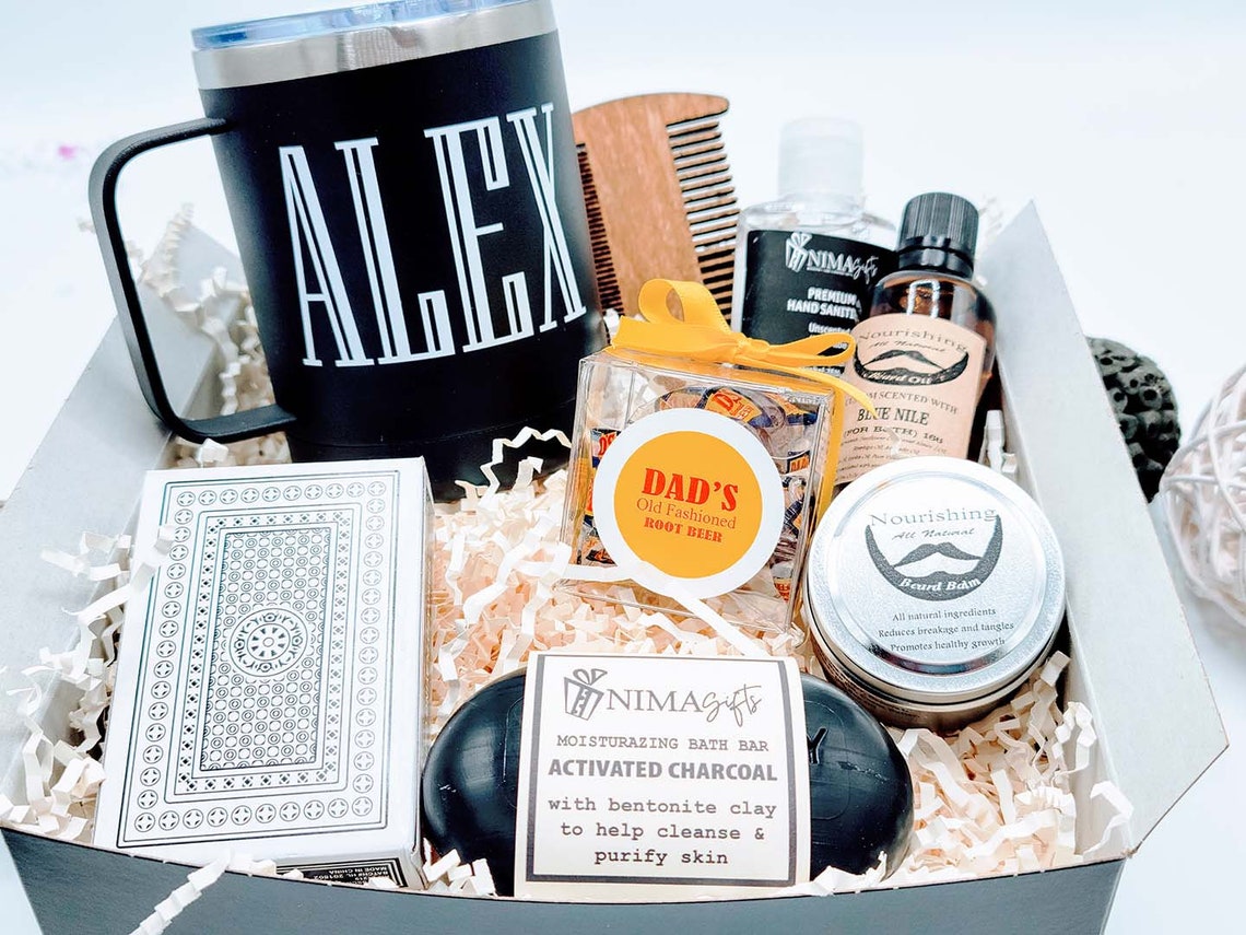 Birthday Gifts for Men, Birthday Gift Box Men, Gift Basket for Men, Boyfriend Gifts Birthday Gifts for Him, Fathers Day Gift -CGBFM006