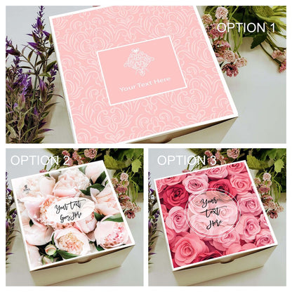 Personalized self-care spa gift box for women with bath products, relaxation items, and a care package from My Store.