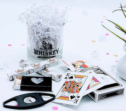 Personalized groomsmen proposal gift box with "Will You Be My Groomsman" message, featuring a wooden box and wedding accessories.